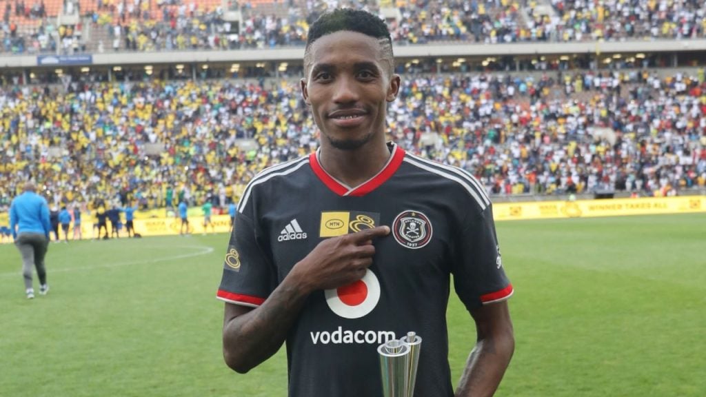 Orlando Pirates winger Monnapule Saleng