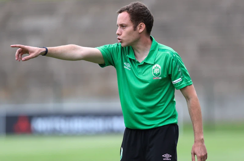 AmaZulu coach Romain Folz giving out instructions during a game