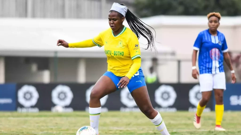 Boitumelo Rabale in action for Mamelodi Sundowns