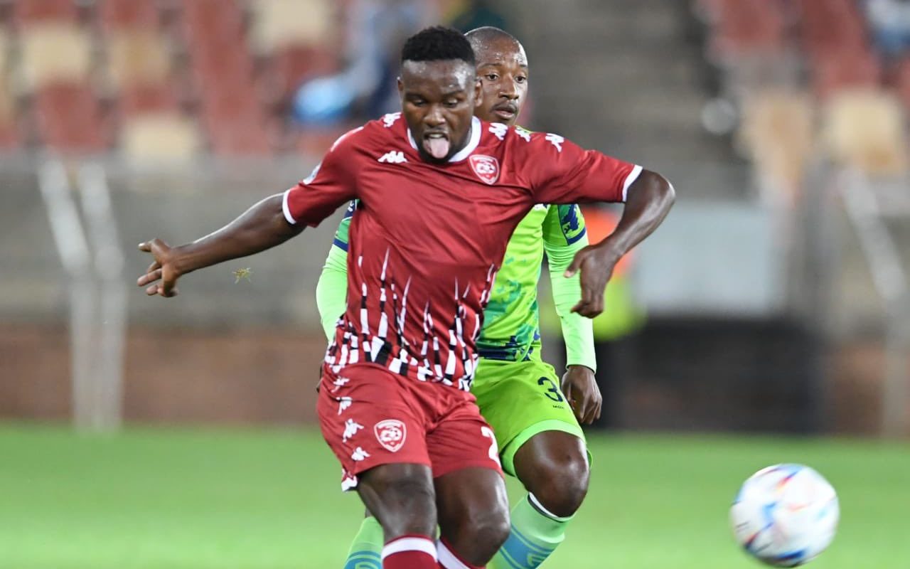 Victor Letsoalo of Sekhukhune during Limpopo derby