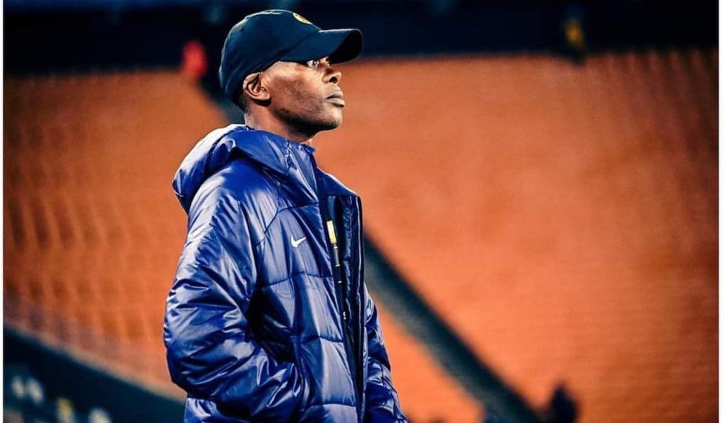 Coach Arthur Zwane during a Kaizer Chiefs match at FNB Stadium