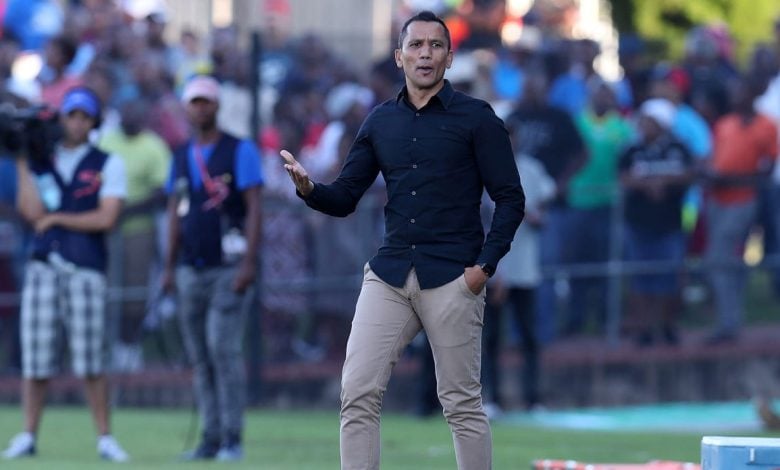 Maritzburg United coach Fadlu Davids. Photo by Maritzburg United