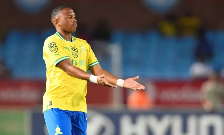 Andile Jali in action for Mamelodi Sundowns