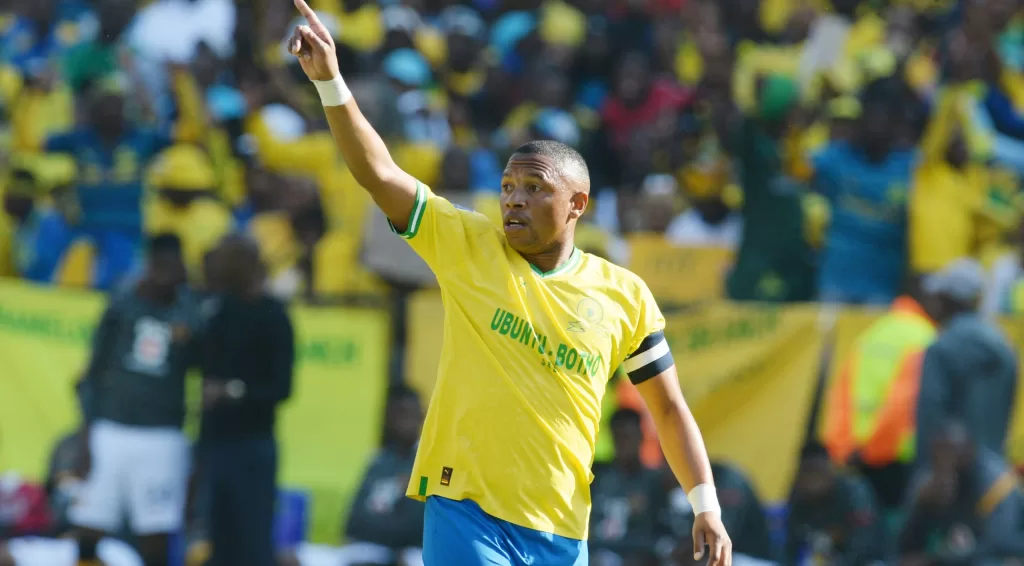Andile Jali in action for Mamelodi Sundowns