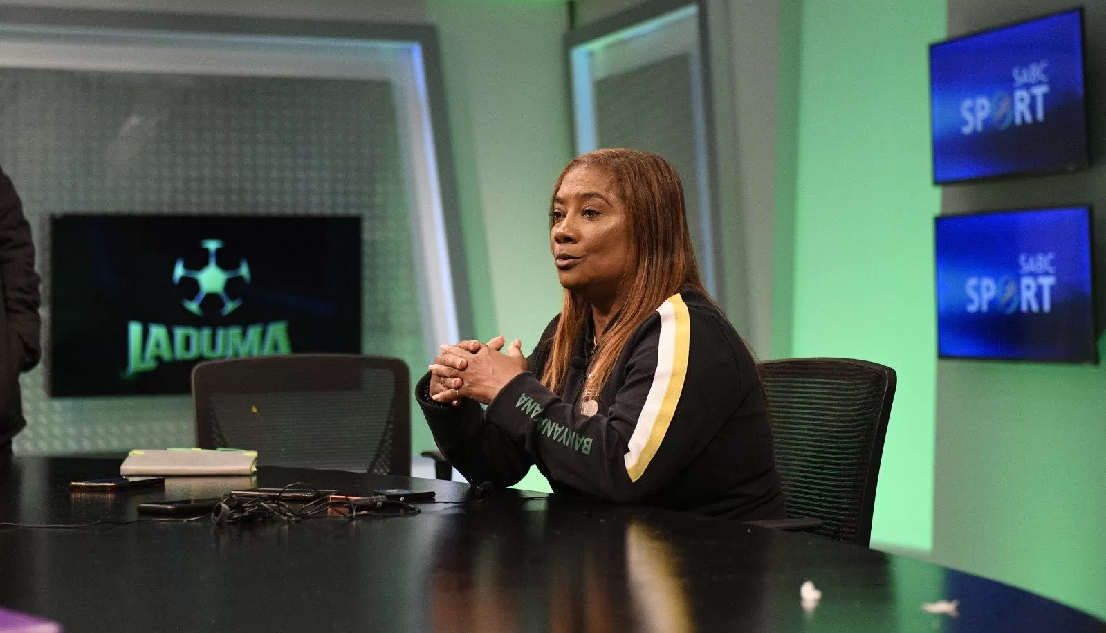 Banyana Banyana head coach, Desiree Ellis, announcing the squad to face Serbia as they prepare for the World Cup