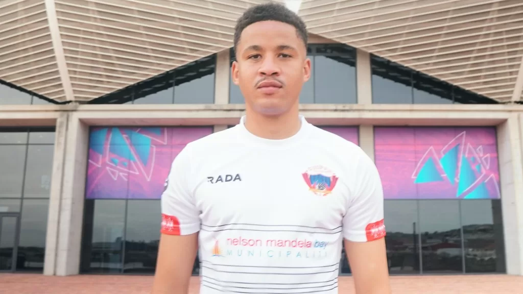 PSL star Jemondre Dickens in Chippa United colours.