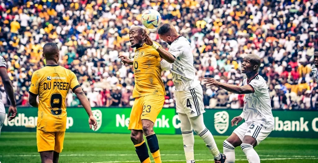 Kaizer Chiefs in action against Orlando Pirates in the Nedbank Cup semi-final