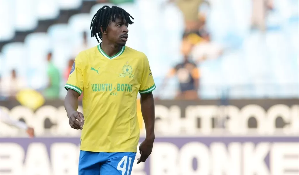Terrence Mashego in action for Mamelodi Sundowns in the DStv Premiership