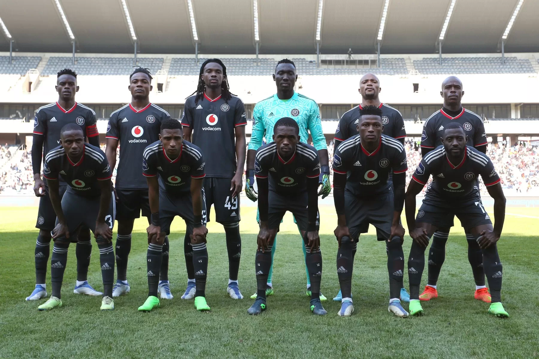 Orlando Pirates pose for a team photo