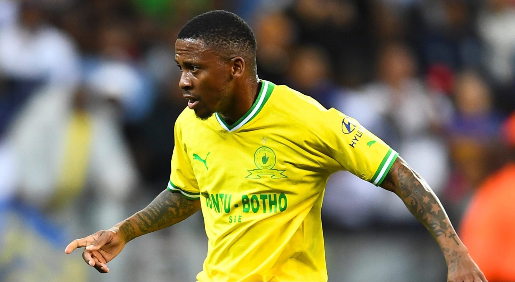 Mamelodi Sundowns striker Thabiso Kutumela