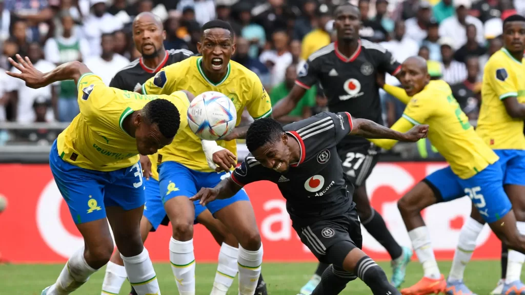 Orlando Pirates against Mamelodi Sundowns last season 