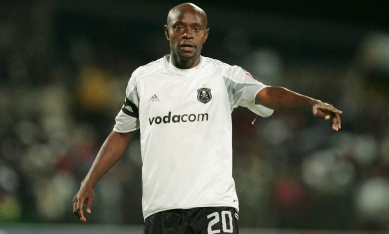 Edelbert Dinha during his playing days at Orlando Pirates