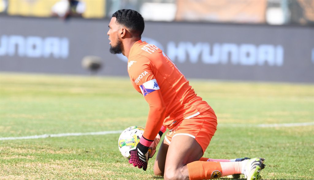 Brandon Petersen in action for Kaizer Chiefs in the DStv Premiership