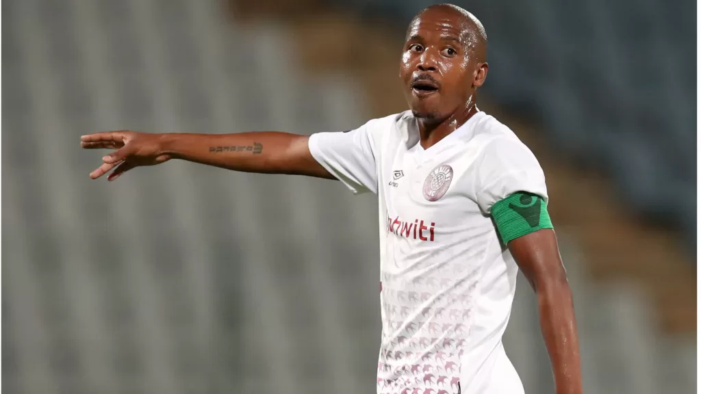 Lebohang Mokoena during his stay at Moroka Swallows. He played for Orlando Pirates 
