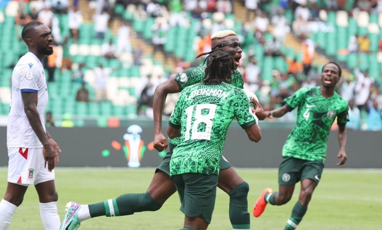 AFCON group stage opener between Nigeria and Equatorial Guinea.