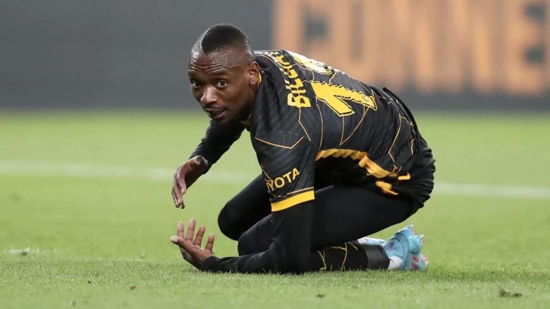 Khama Billiat during a game at Kaizer Chiefs