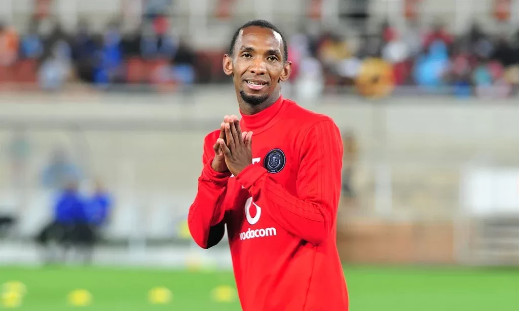 Thabo Rakhale during his stint at Orlando Pirates