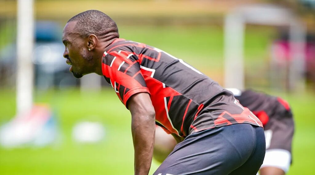Bernard Parker at TS Galaxy training
