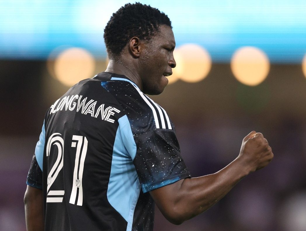 Bafana Bafana striker Bongokuhle Hlongwane at Minnesota United