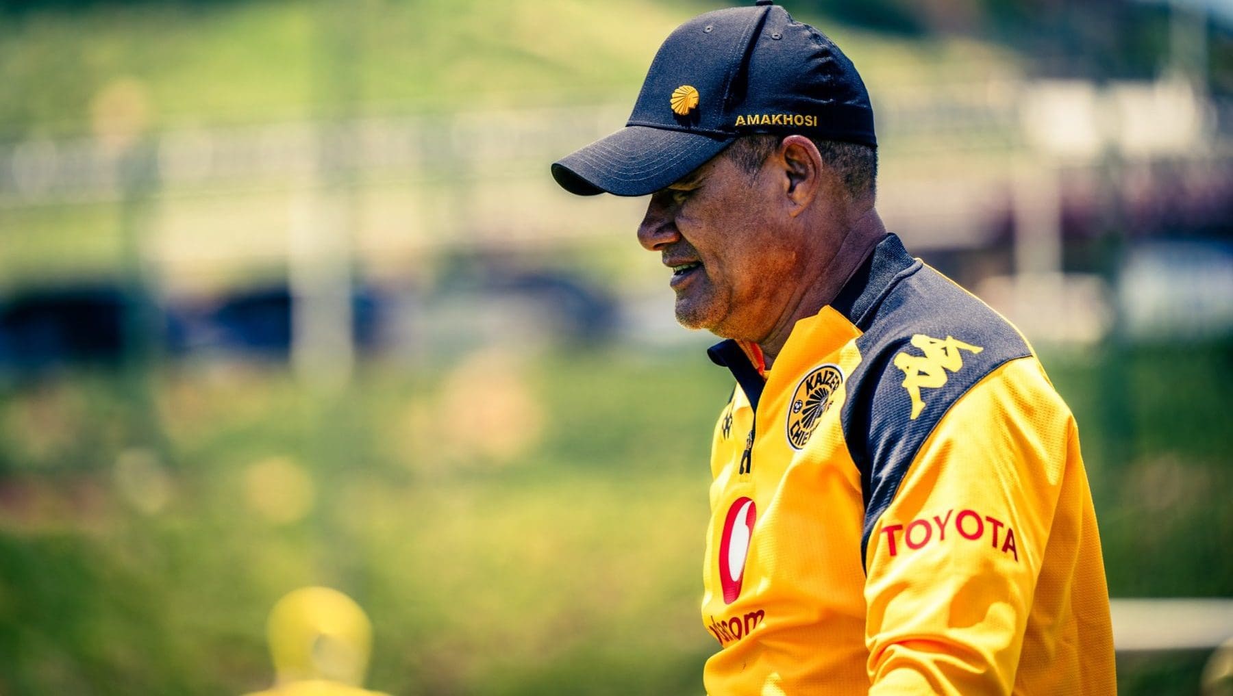 Cavin Johnson of Kaizer Chiefs during a training session