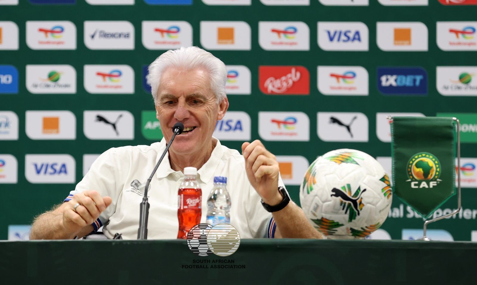 Hugo Broos had a chance to look at some newcomers in the Bafana Bafana squad