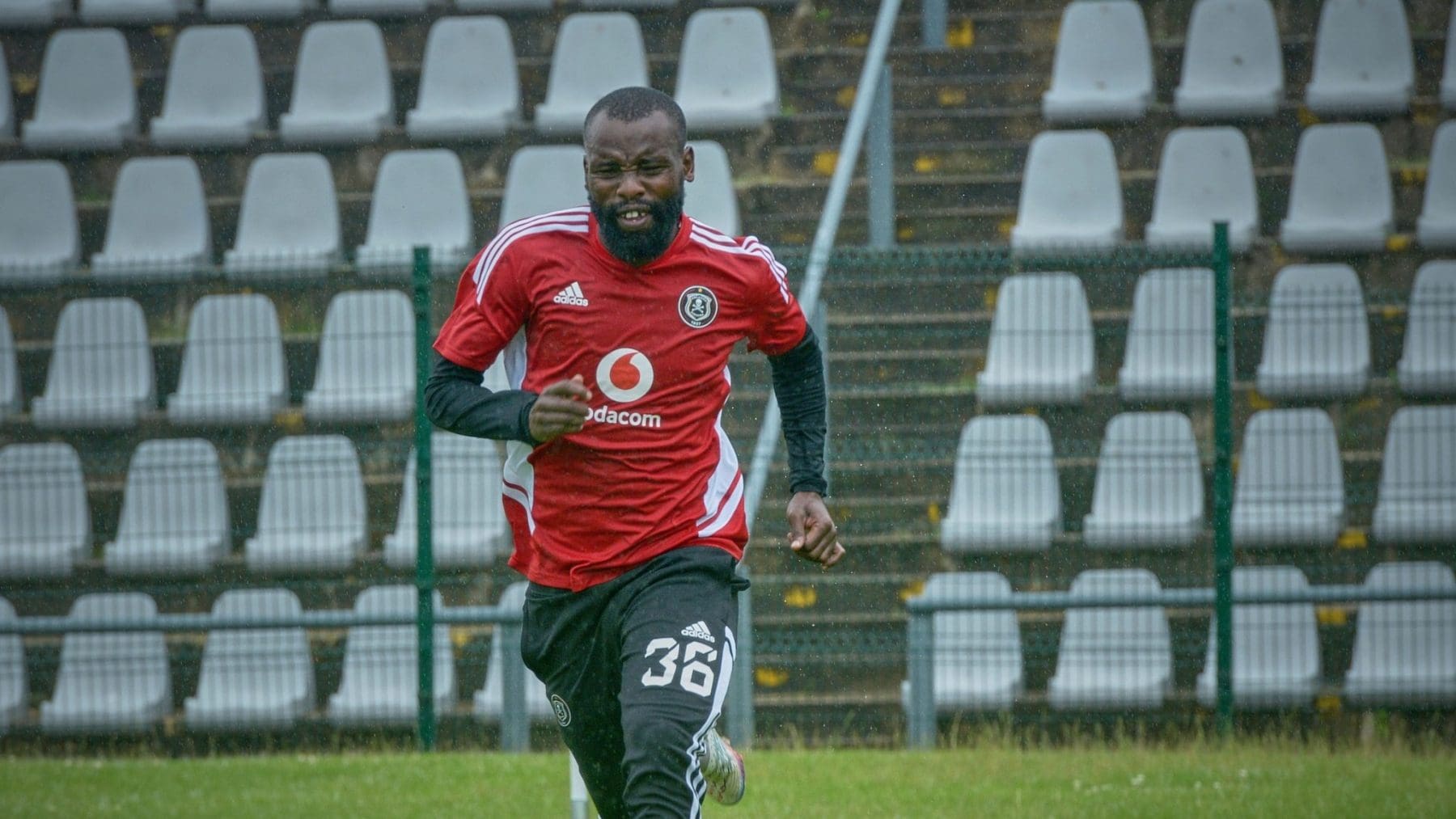 Orlando Pirates midfielder Makhehlene Makhaula.