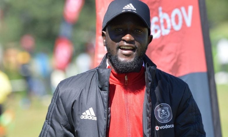 Orlando Pirates reserve team coach Simon Marange during a match