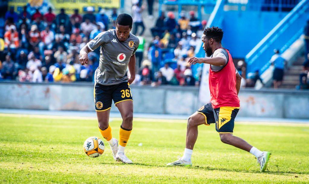 Wandile Duba during warm up session before a match