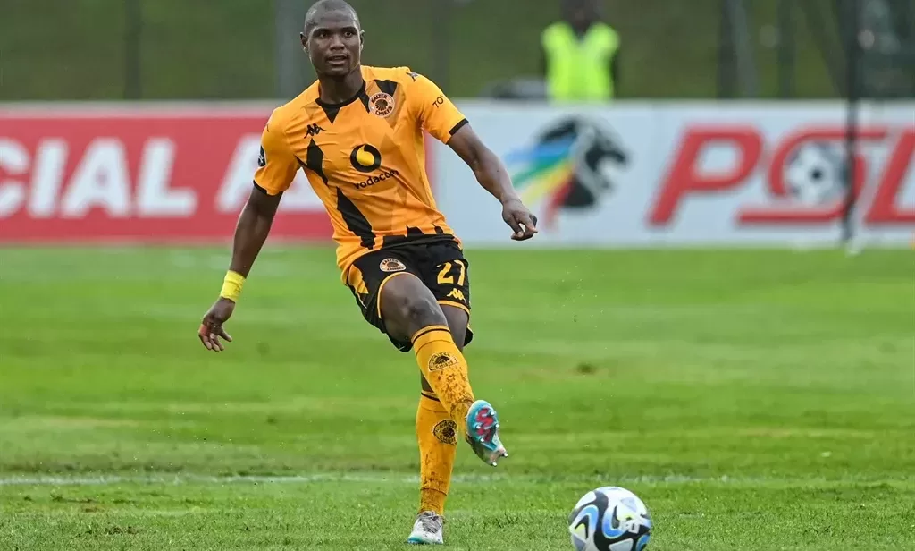 Njabulo Ngcobo of Kaizer Chiefs passing the ball during a league clash