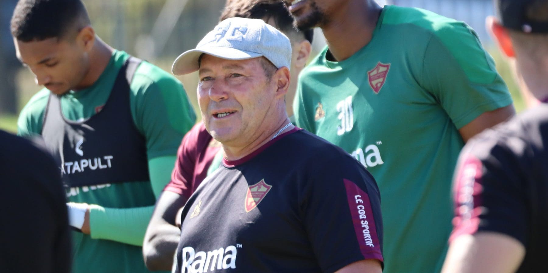 Stellenbosch FC during Stellenbosch FC training session