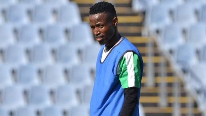 UMsinga FC midfielder Thamsanqa Sangweni.