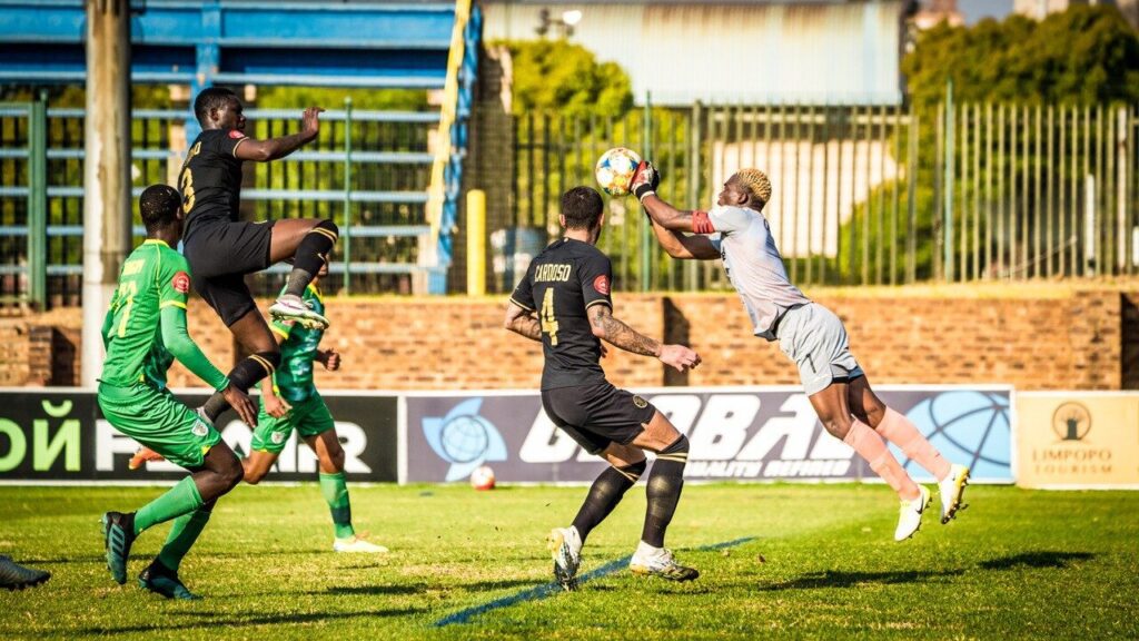 The last league game of the season between Kaizer Chiefs and Baroka FC.