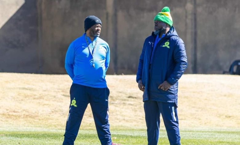 Mamelodi Sundowns coaches Manqoba and Steve