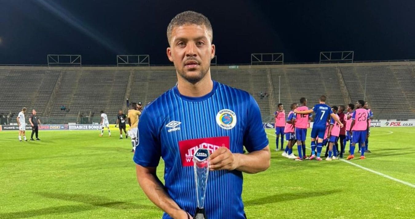 SuperSport United midfielder Grant Margeman