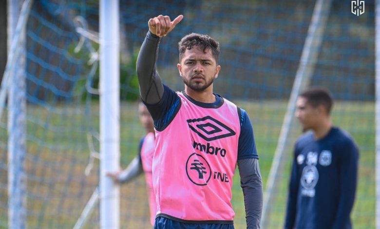 Haashim Domingo of Cape Town City FC at training