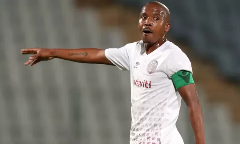 Lebohang Mokoena in action for Moroka Swallows