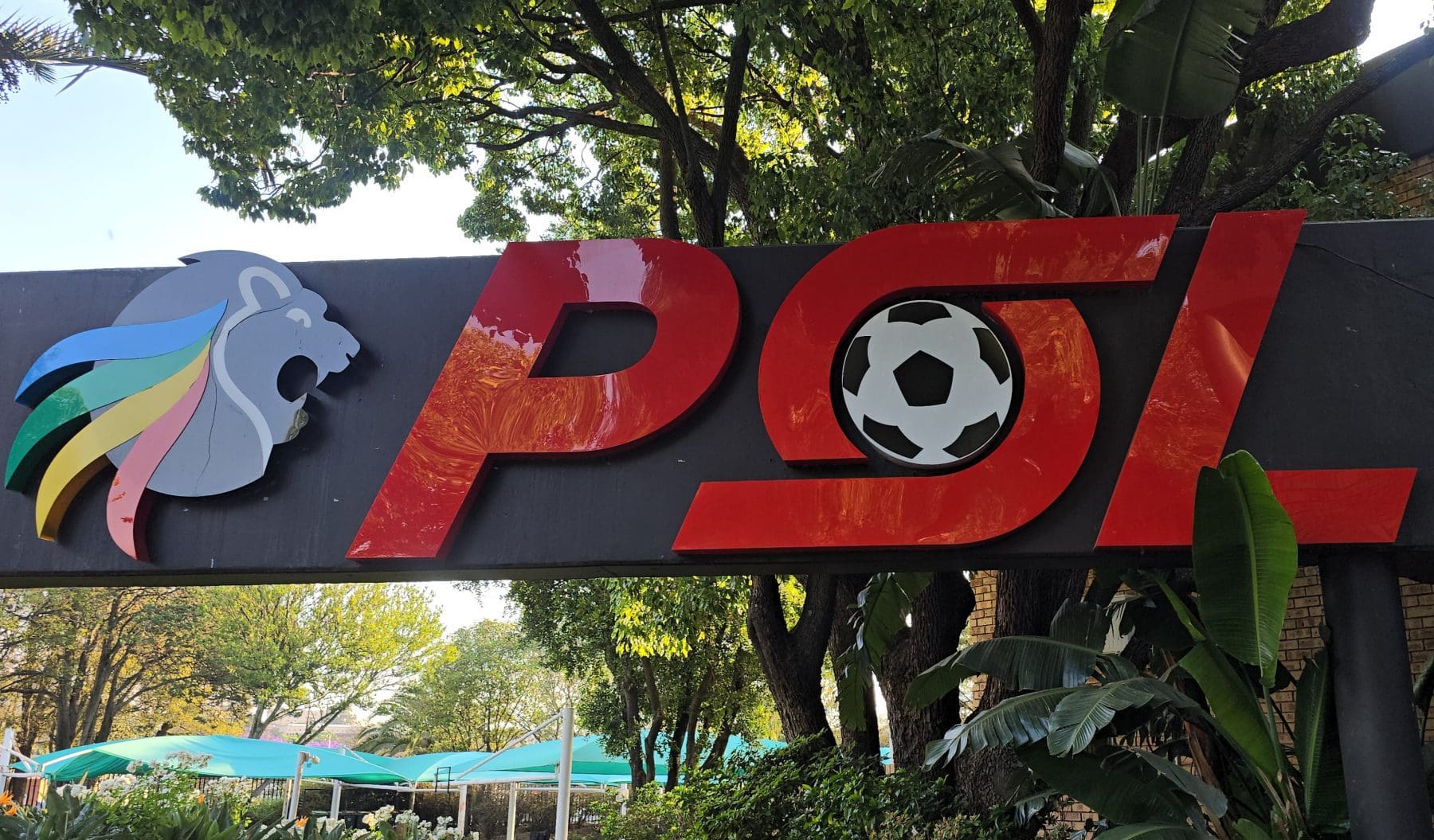 Outside of the PSL Headquarters in Parktown