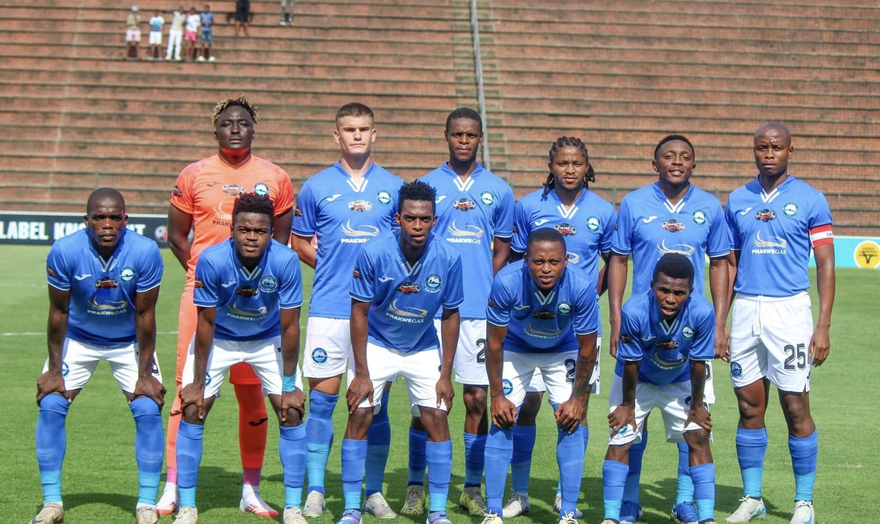 Brandon Truter’s Richards Bay FC team picture ahead of their match against Cape Town City