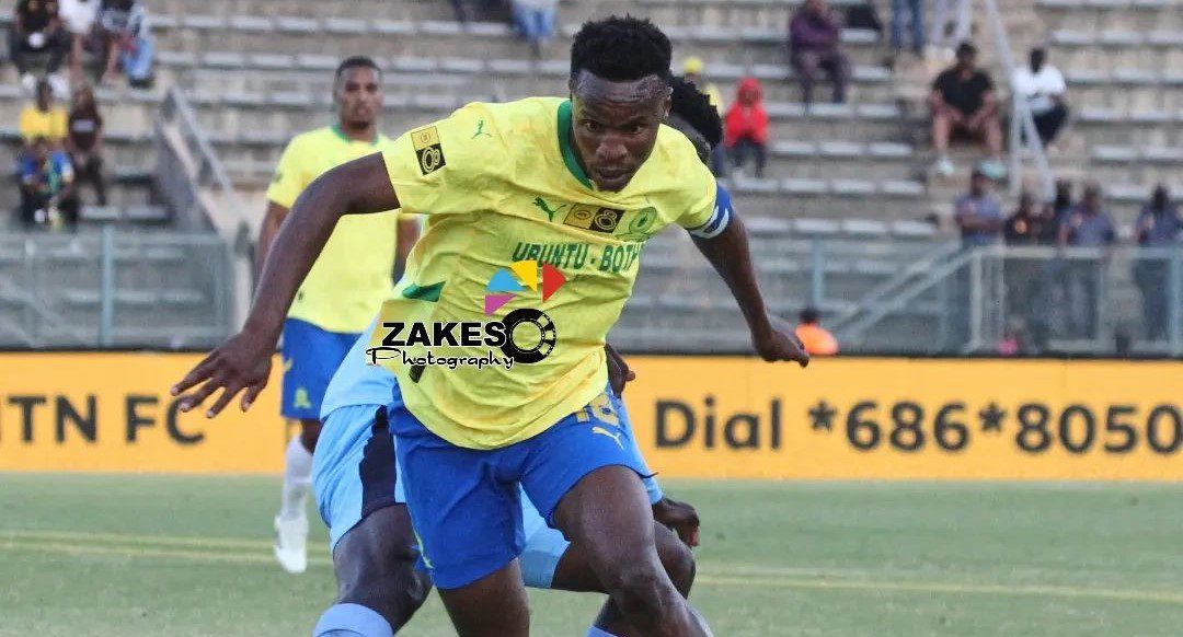 Themba Zwane during Mamelodi Sundowns match