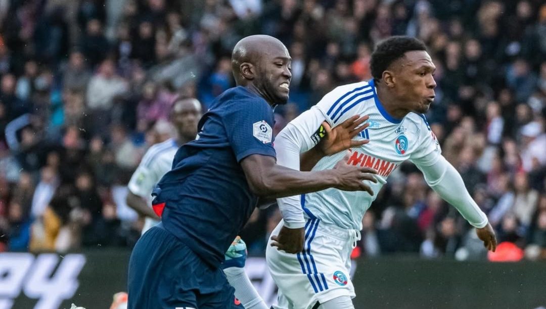Lebo Mothiba in action at France