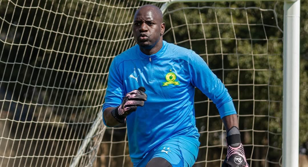 Denis Onyango at training at Mamelodi Sundowns