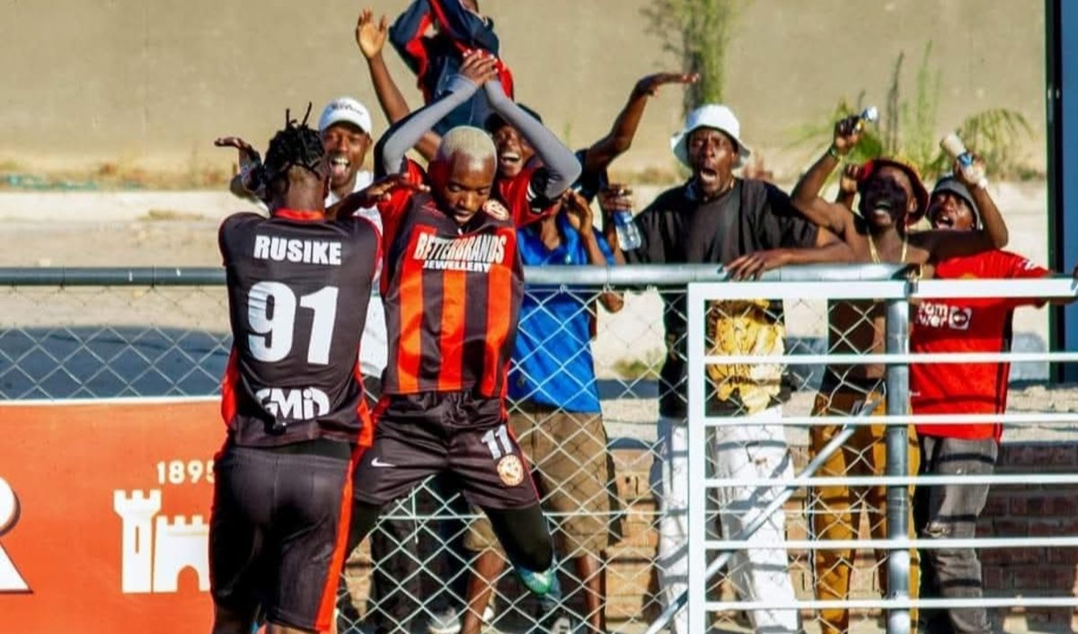 Khama Billiat and Evans Rusike in Yadah FC colors