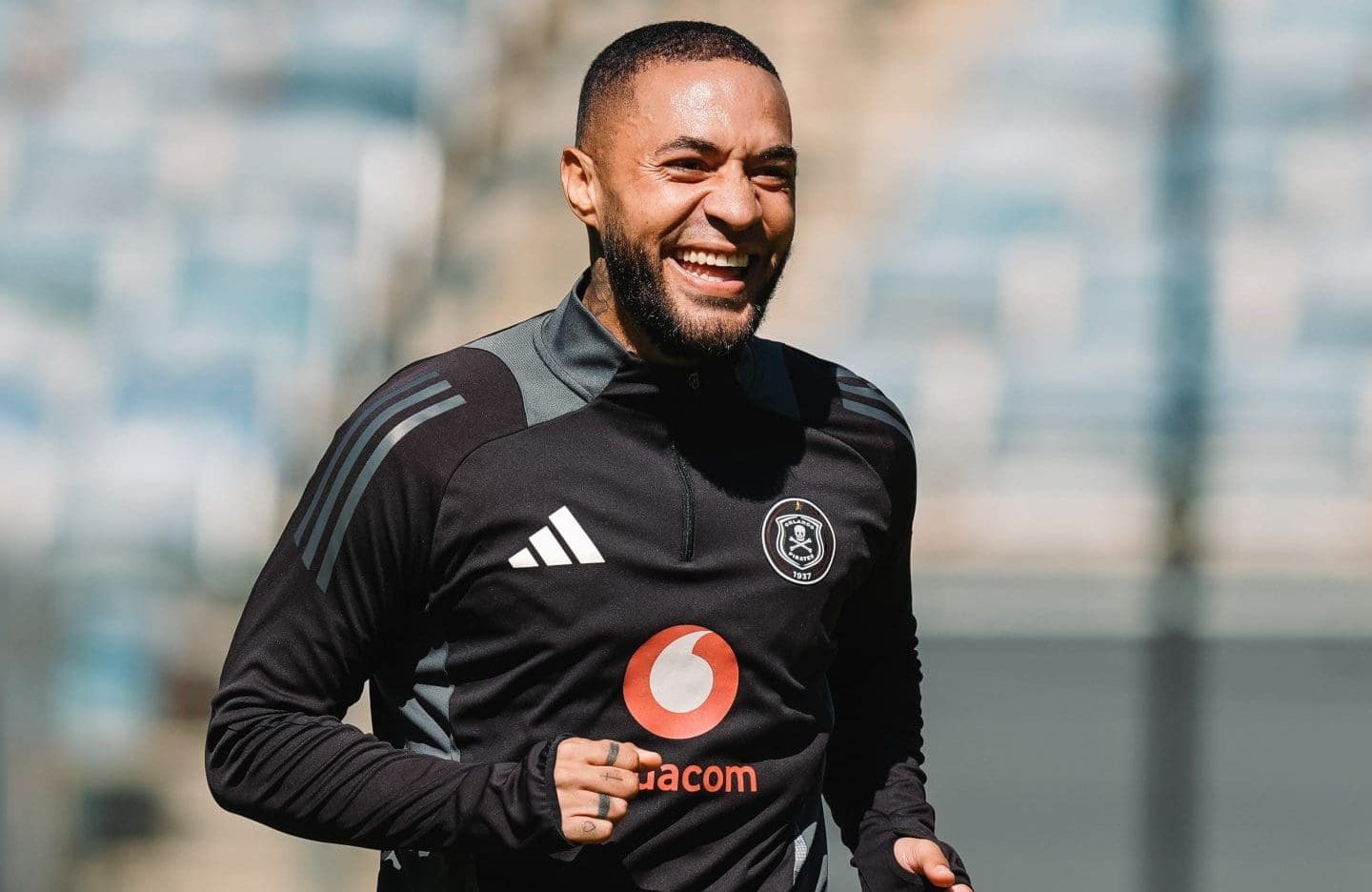 Orlando Pirates outgoing midfielder Miguel Timm