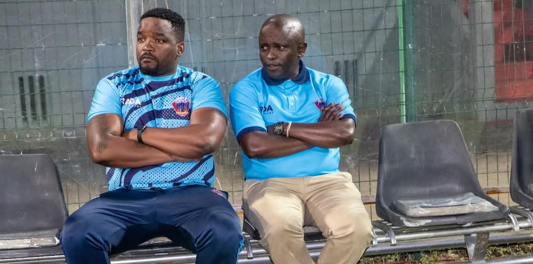 Thabo September with Kwanele Kopo at Chippa United