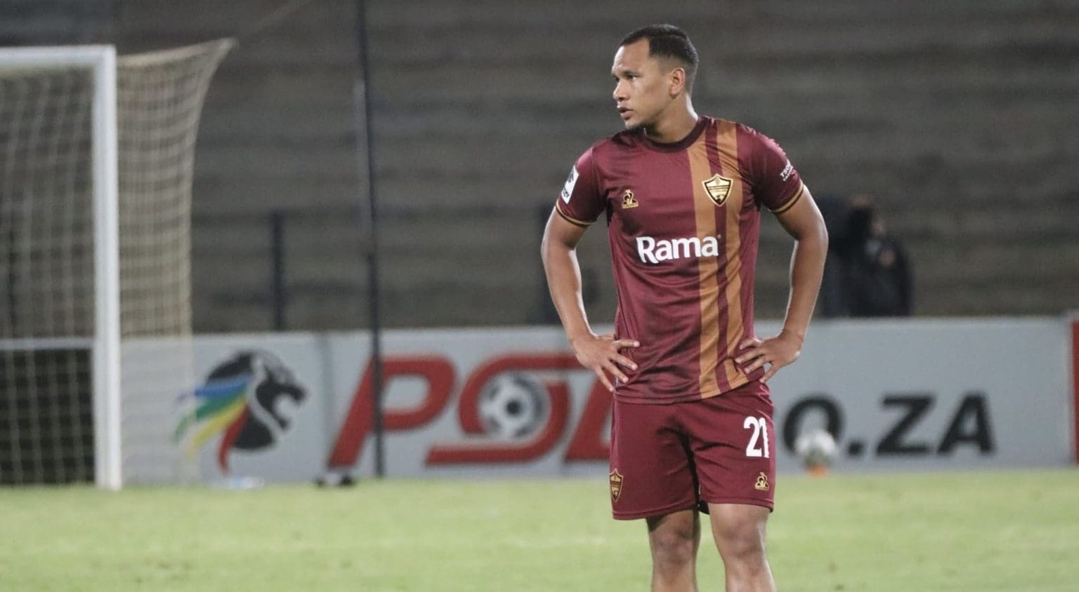 Fawaaz Basadien in Stellenbosch FC colours