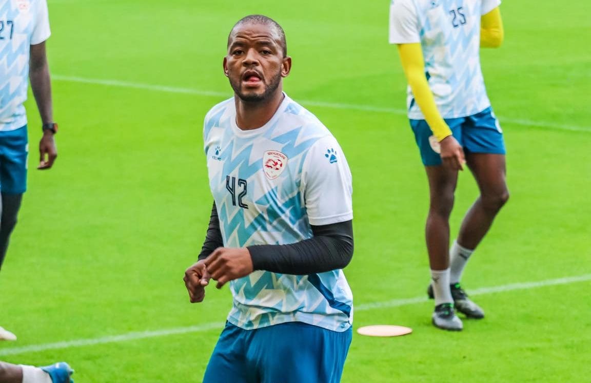 Sipho Mbule at Sekhukhune United training 