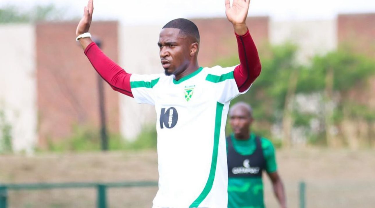 Golden Arrows striker Kagiso Malinga during friendly game against AmaZulu