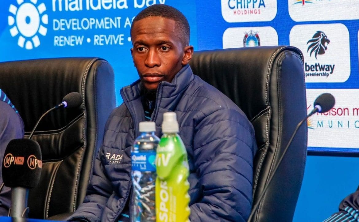 Chippa United coach Sinethemba Badela
