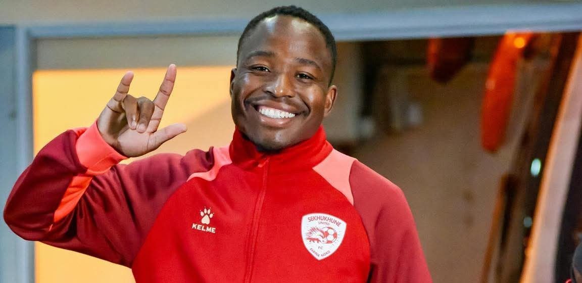 Keletso Makgalwa in Sekhukhune United colours