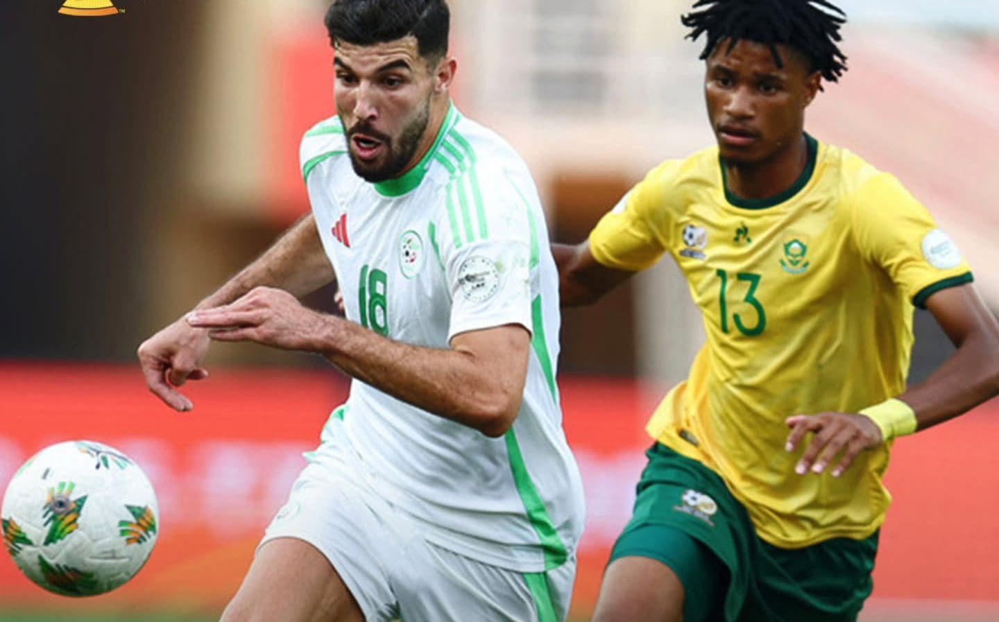 Malibongwe Khoza against Algeria 